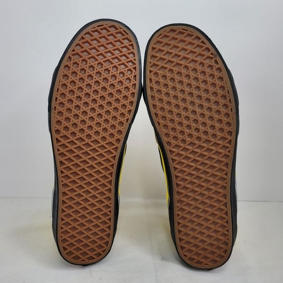 Vans SK8-HI Men's Cyber Yellow/Black Shoes US Size 12 - Picture 7 of 8